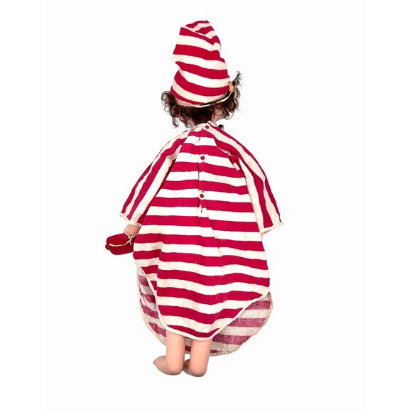 VINTAGE ZACK THE SACK WHIMSIE 1960 AMER DOLL W/ PJ'S CAP & HOT WATER BOTTLE! COL - Picture 5 of 9